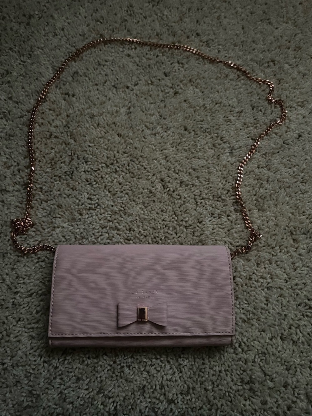 Ted Baker Pink Bow Crossbody Wallet